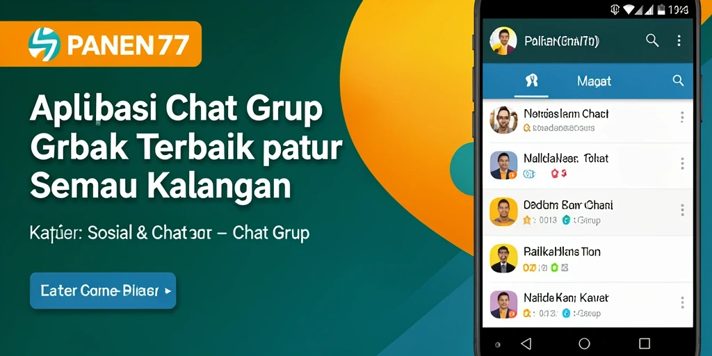 Tampilan antarmuka aplikasi PANEN77 yang menarik dan interaktif.