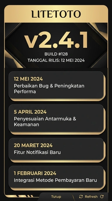 Riwayat Versi litetoto untuk Pengguna Android